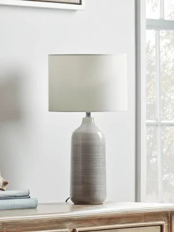 Cox & Cox Table Lamps<Grey Ombre Table Lamp