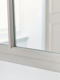 Cox & Cox Decorative Mirrors|Wall Mirrors<Grey Panelled Window Mirror