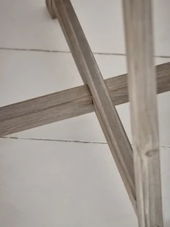 Cox & Cox Floor Lamps<Grey Washed Floor Lamp