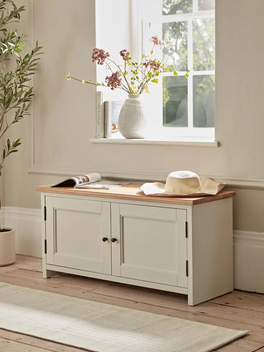 Cox & Cox Shoe Storage|Benches<Haldane Storage Bench