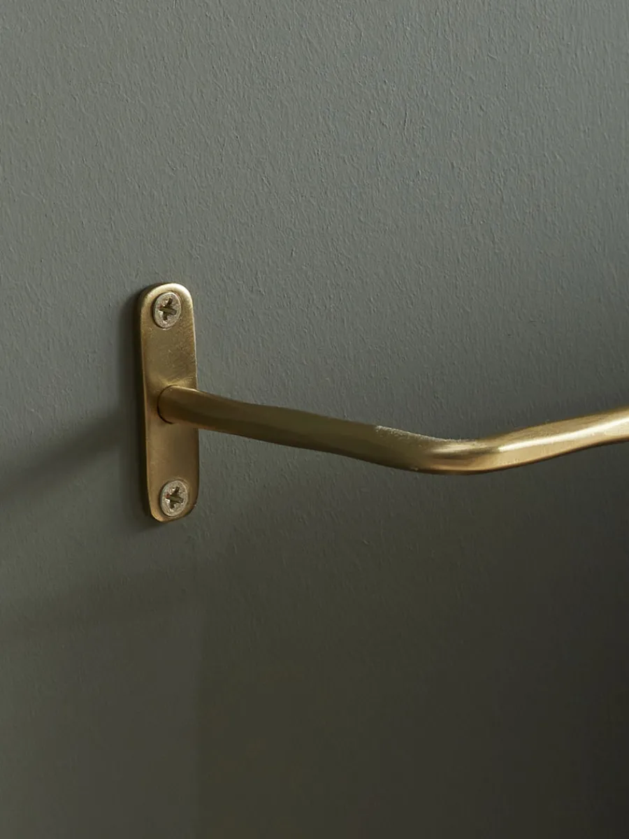 Cox & Cox Hardware<Hammered Brass Towel Rail