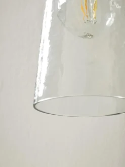 Cox & Cox Wall Lights<Hammered Glass Wall Light