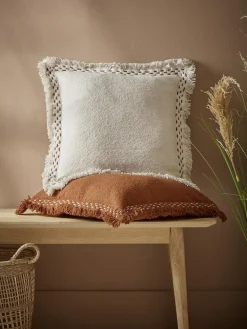 Cox & Cox Cushions|Cushions<Hampshire Cushion - Ivory