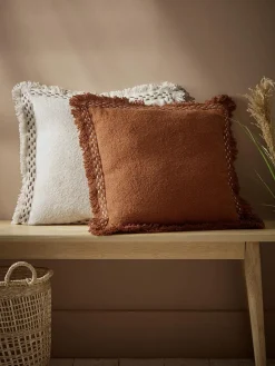 Cox & Cox Cushions|Cushions<Hampshire Cushion - Rust