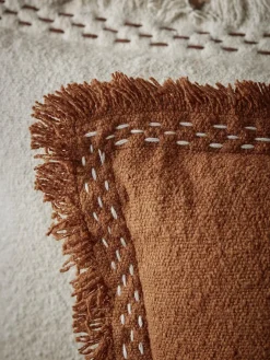 Cox & Cox Cushions|Cushions<Hampshire Cushion - Rust