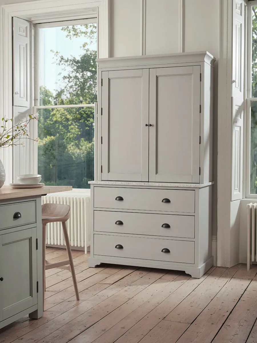 Cox & Cox Cabinets|Kitchen Islands & Units<Hanne Larder Cabinet - Marble