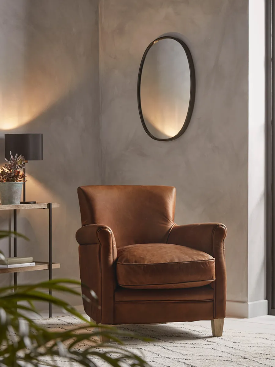 Cox & Cox Armchairs & Loveseats<Hardwick Leather Armchair