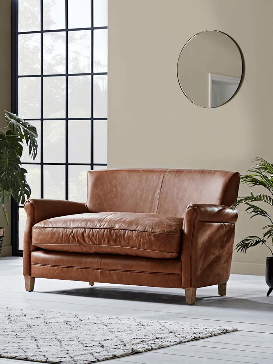 Cox & Cox Sofas<Hardwick Leather Sofa