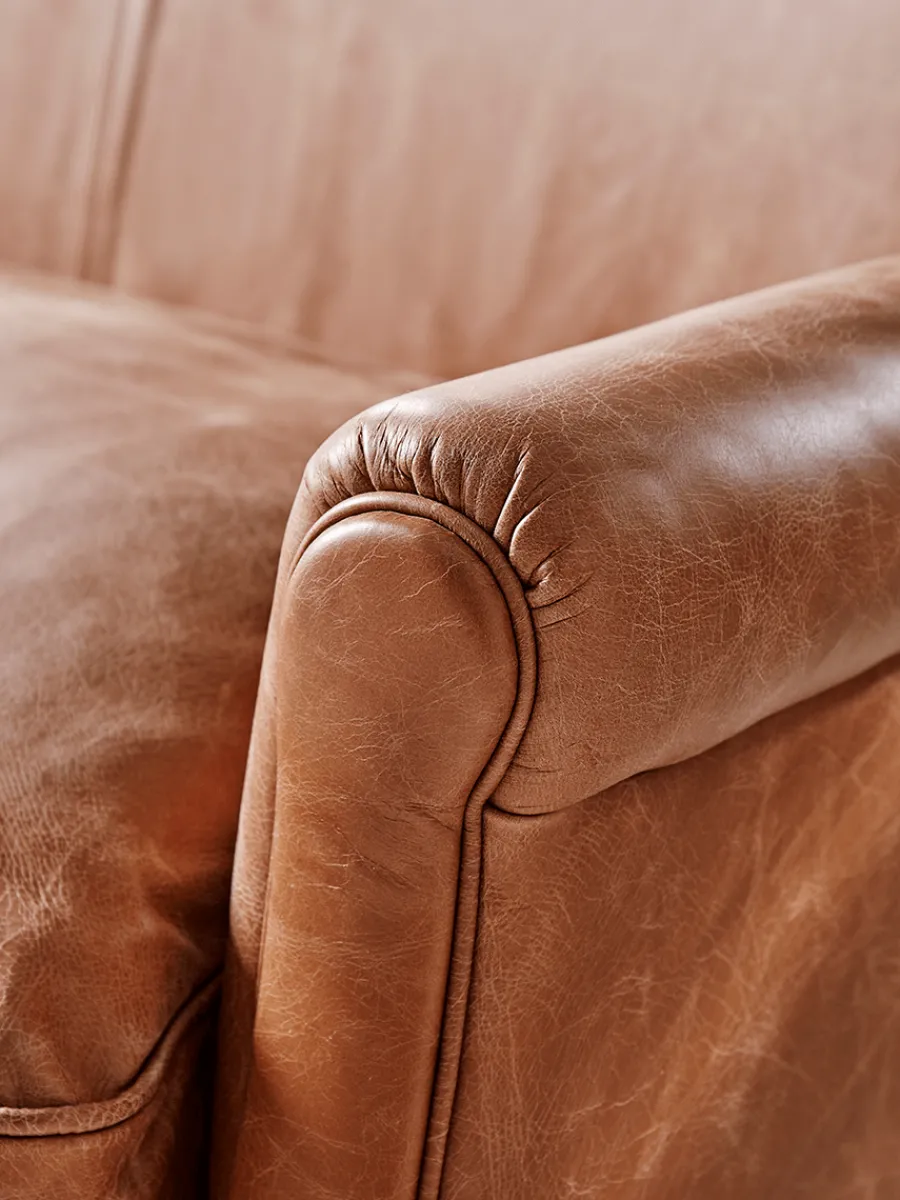 Cox & Cox Sofas<Hardwick Leather Sofa