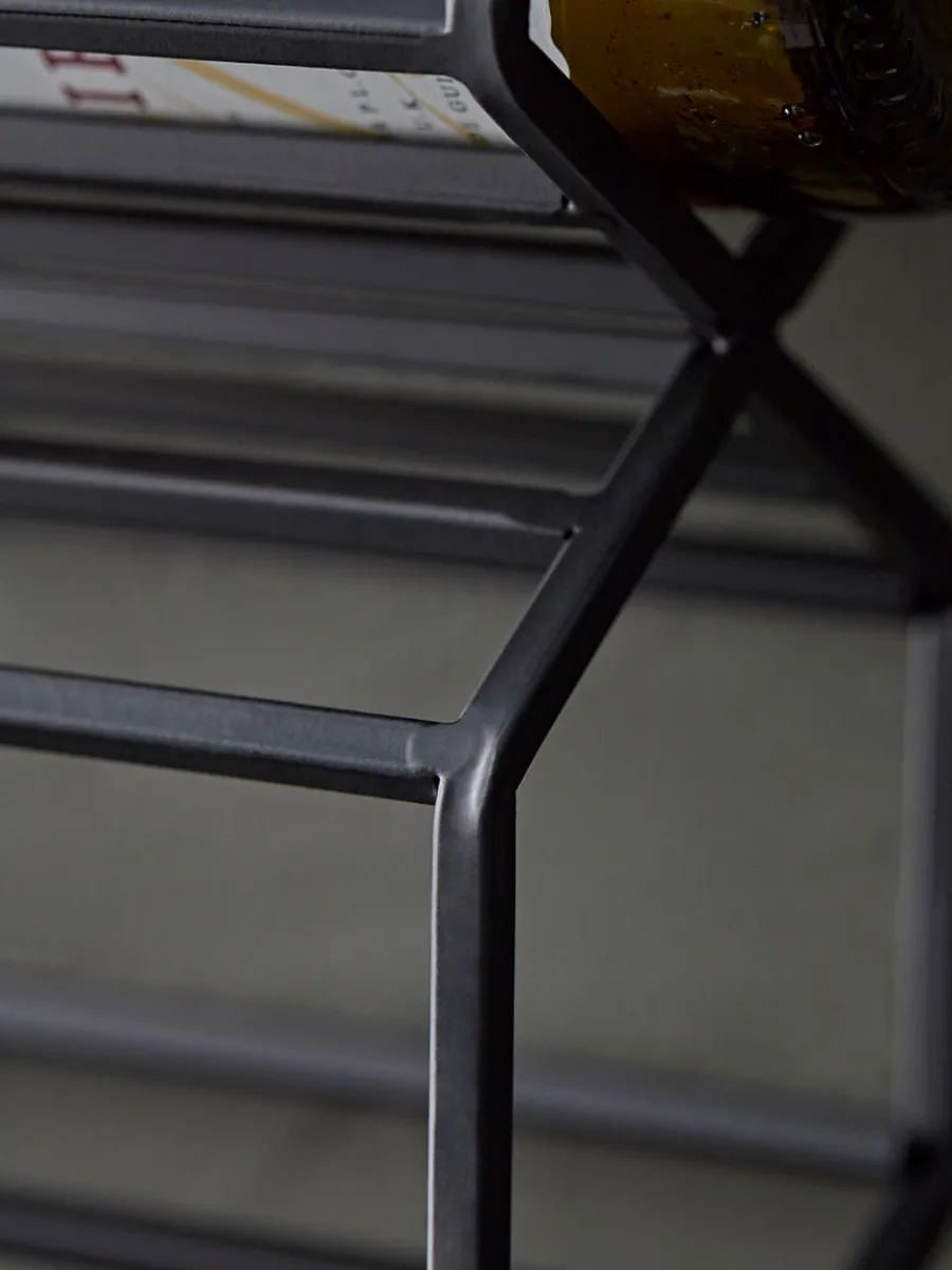 Cox & Cox Wine Racks & Kitchen Storage<Hexagonal Wine Rack - Black