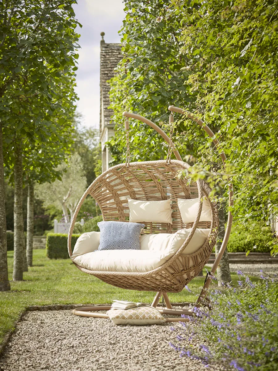 Cox & Cox Outdoor Hanging Chairs & Statement Chairs<Icaria Double Hanging Chair