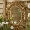 Cox & Cox Outdoor Garden Mirrors|Outdoor Garden Mirrors<Indoor Outdoor Rattan Mirror