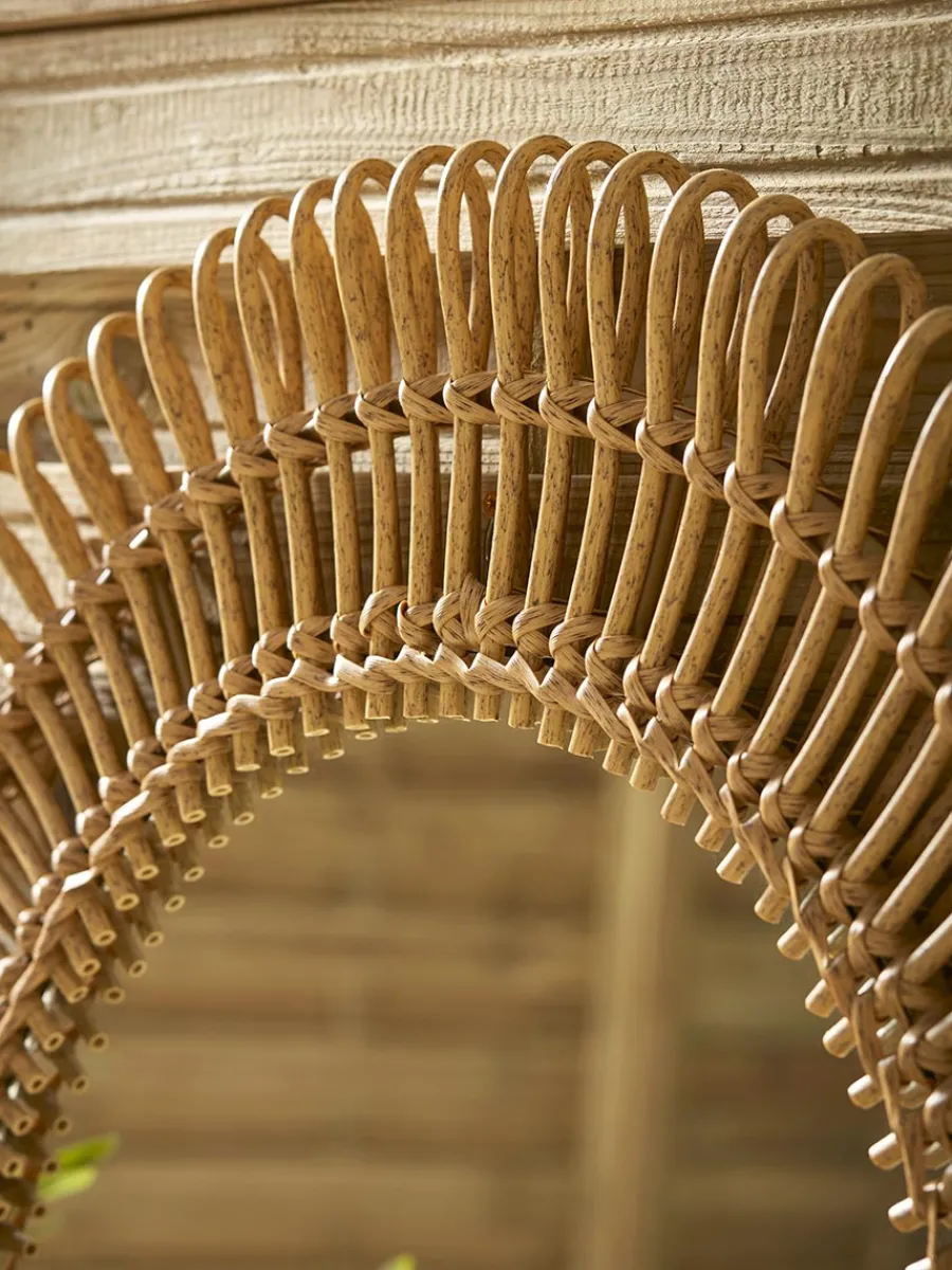 Cox & Cox Outdoor Garden Mirrors|Outdoor Garden Mirrors<Indoor Outdoor Rattan Mirror