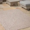 Cox & Cox Outdoor Textiles<Indoor Outdoor Rectangular Rug - Natural