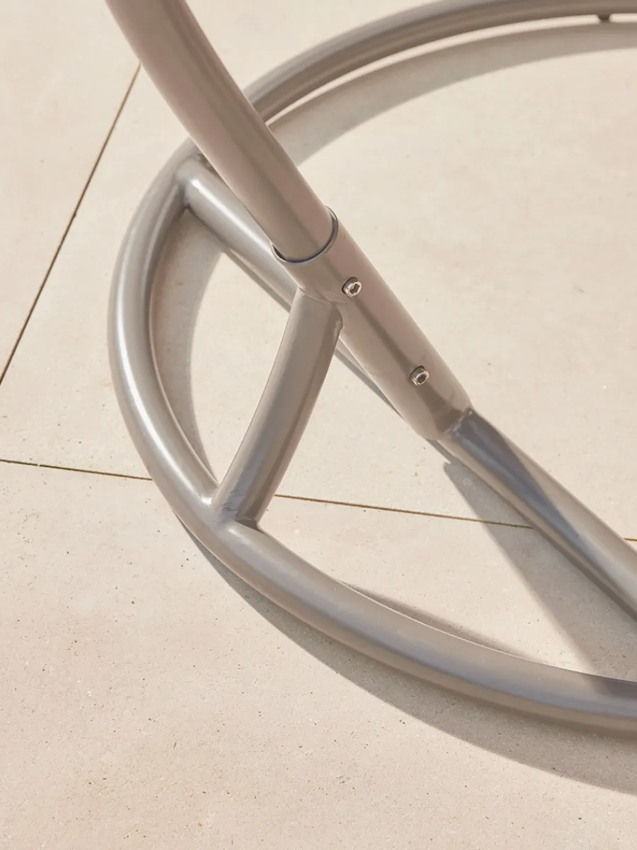 Cox & Cox Outdoor Hanging Chairs & Statement Chairs<Industrial Hanging Chair - Grey