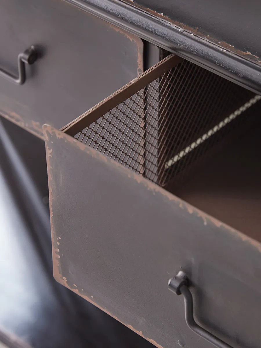 Cox & Cox Console Tables<Industrial Iron Console Table