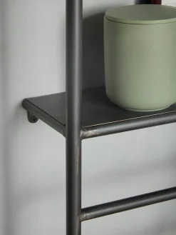 Cox & Cox Wall Mirrors<Industrial Mirror Shelf Rack