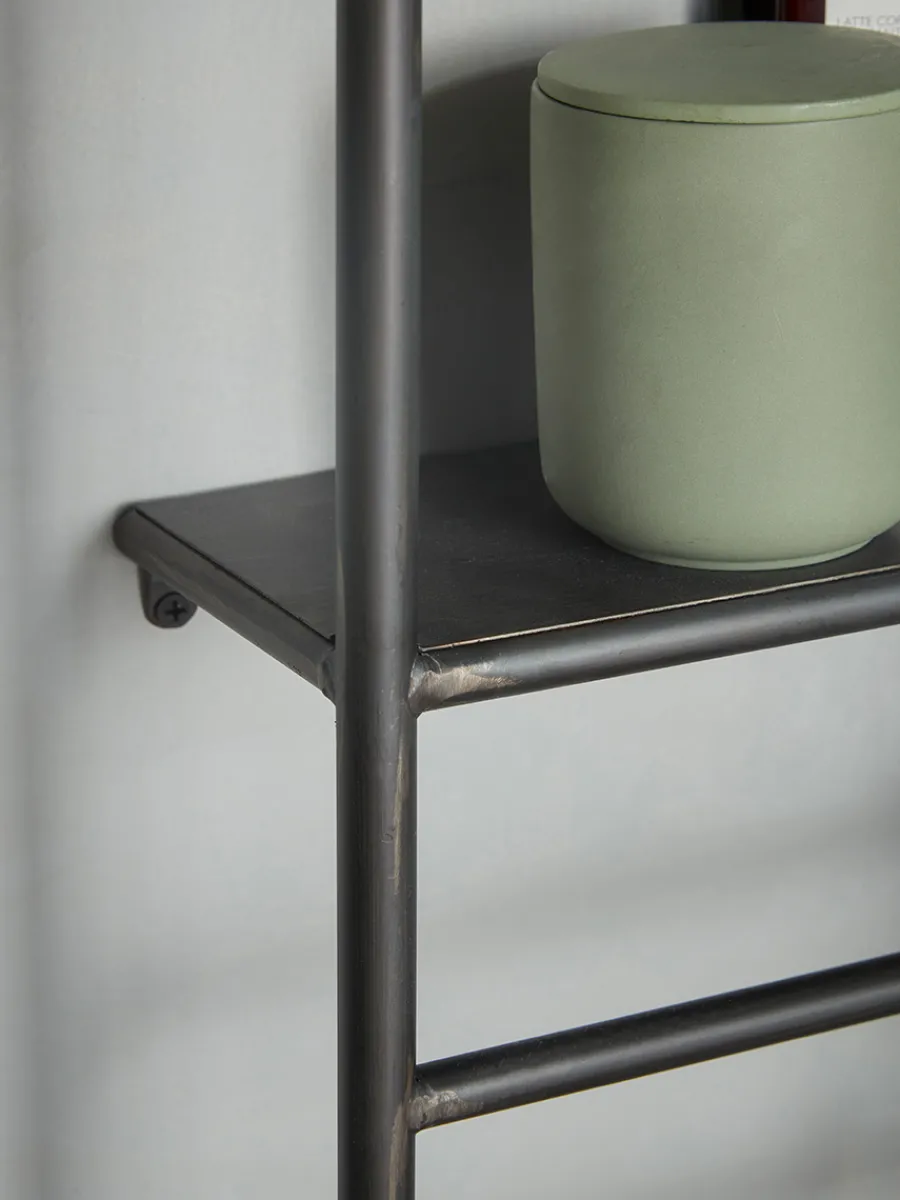 Cox & Cox Wall Mirrors<Industrial Mirror Shelf Rack