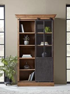 Cox & Cox Cabinets<Industrial Sliding Door Display Cabinet