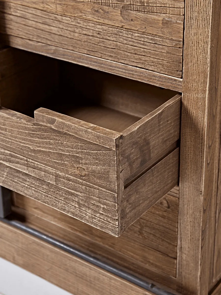 Cox & Cox Cabinets<Industrial Sliding Door Display Cabinet