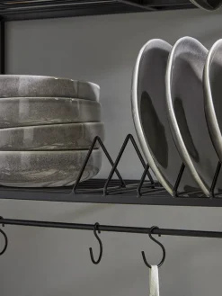 Cox & Cox Shelves|Bookcases & Shelf Units<Industrial Style Iron Wall Unit - Medium