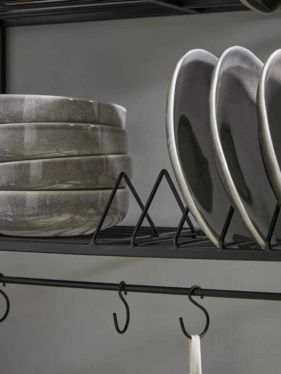 Cox & Cox Shelves|Bookcases & Shelf Units<Industrial Style Iron Wall Unit - Medium