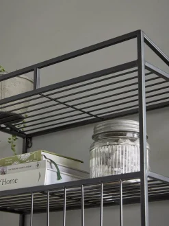 Cox & Cox Shelves|Bookcases & Shelf Units<Industrial Style Iron Wall Unit - Medium
