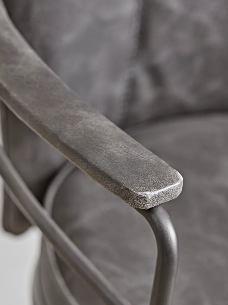 Cox & Cox Office Chairs<Industrial Style Office Chair - Grey