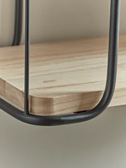 Cox & Cox Shelves<Industrial Wood & Metal Shelf Unit - Large