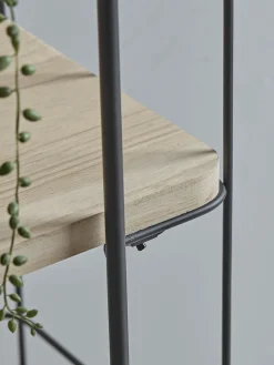 Cox & Cox Shelves<Industrial Wood & Metal Shelf Unit - Large