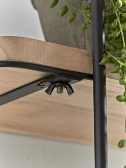 Cox & Cox Shelves<Industrial Wood & Metal Shelf Unit - Large