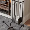 Cox & Cox Fireside<Iron Hanging Fireside Set - Black