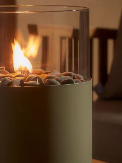 Cox & Cox Braziers & Firepits<Large Portable Firepit - Olive