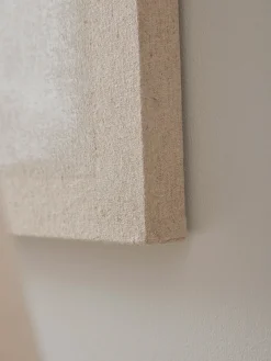 Cox & Cox Wall Art<Layered Neutral Stripe Canvas