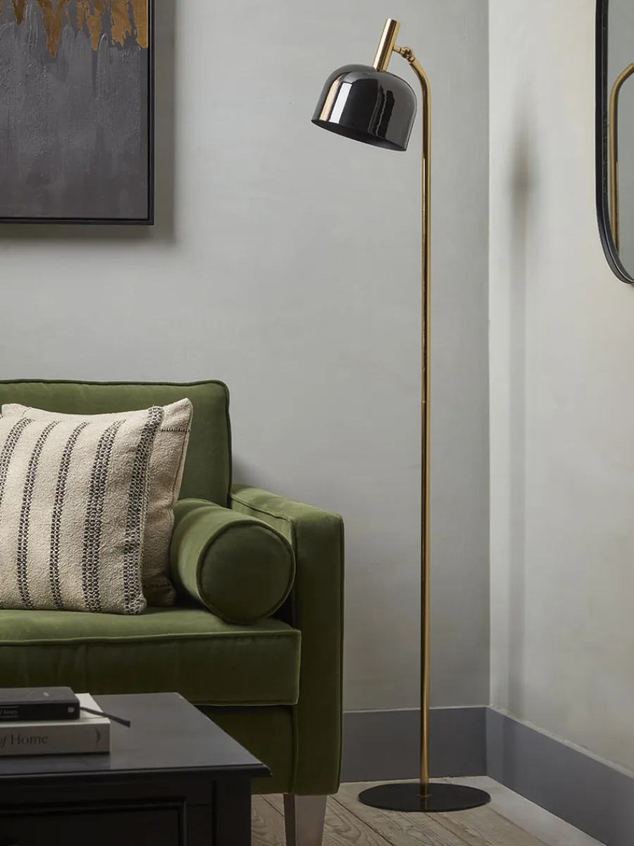 Cox & Cox Floor Lamps<Liane Floor Lamp - Black