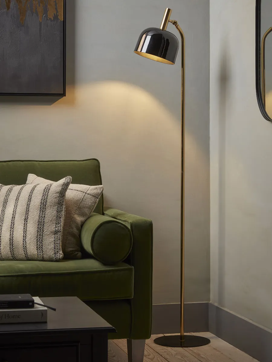 Cox & Cox Floor Lamps<Liane Floor Lamp - Black