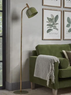 Cox & Cox Floor Lamps<Liane Floor Lamp - Khaki