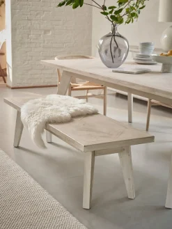 Cox & Cox Benches<Limewashed Parquet Bench