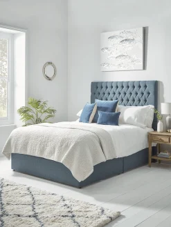 Cox & Cox Beds, Headboards & Mattresses<Lina Storage Bed Base - Navy