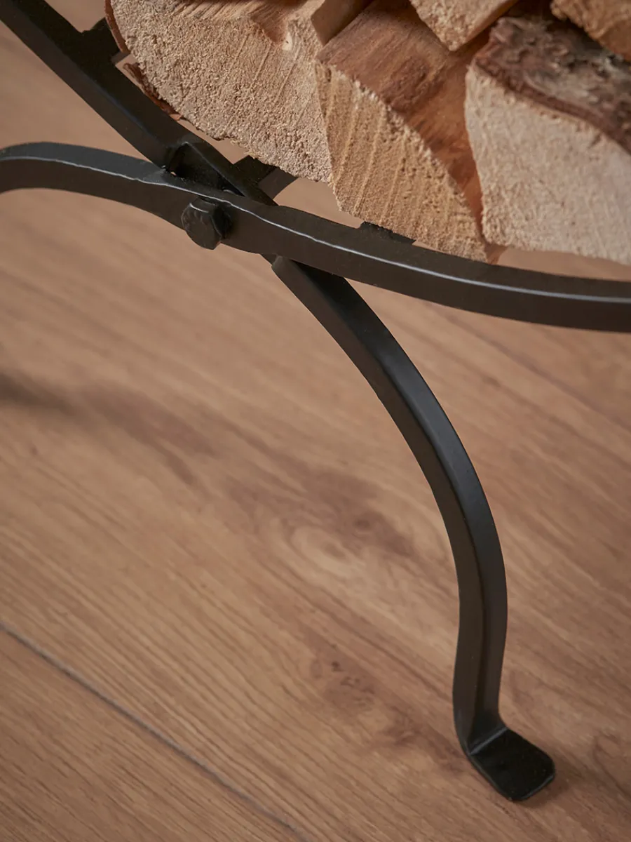 Cox & Cox Fireside<Linear Log Holder - Black