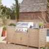 Cox & Cox Braziers & Firepits|Outdoor Cooking<Long Island BBQ & Integrated Storage Cabinet - 4 Burner