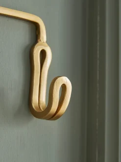 Cox & Cox Hooks & Hook Racks<Looped Brass Hooks