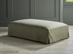 Cox & Cox Coffee Tables|Made To Order Collections<Loose Cover Coffee Table Ottoman