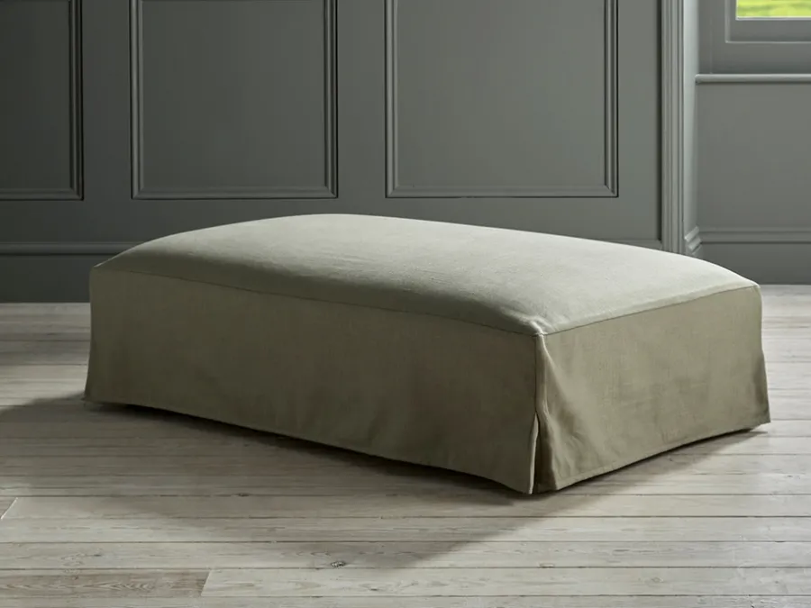 Cox & Cox Coffee Tables|Made To Order Collections<Loose Cover Coffee Table Ottoman