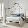 Cox & Cox Beds, Headboards & Mattresses<Luna Canopy Kingsize Bed - Black