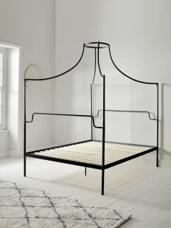 Cox & Cox Beds, Headboards & Mattresses<Luna Canopy Kingsize Bed - Black