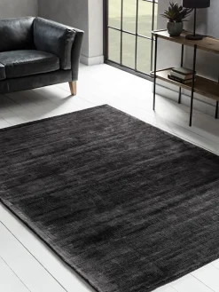 Cox & Cox Rugs|Rugs<Luna Charcoal Rug - Medium