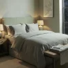 Cox & Cox Bedding|Bedding<Luxury Linen King Duvet Cover - Dove Grey