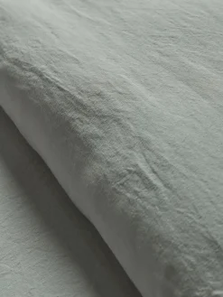 Cox & Cox Bedding|Bedding<Luxury Linen King Duvet Cover - Dove Grey