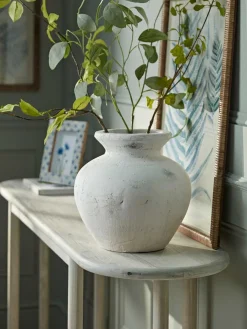 Cox & Cox Vases<Mae Aged Stone Effect Vase